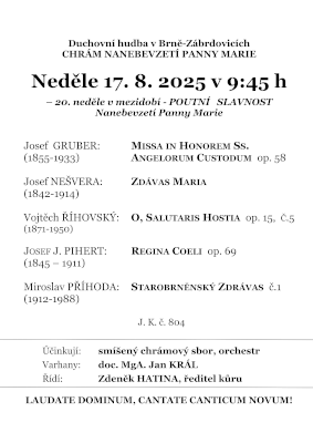 Program duchovní hudby