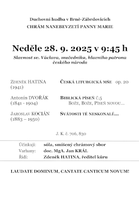 Program duchovní hudby