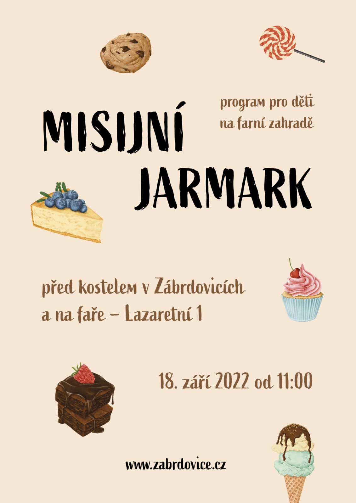 plakátek misijní jarmark