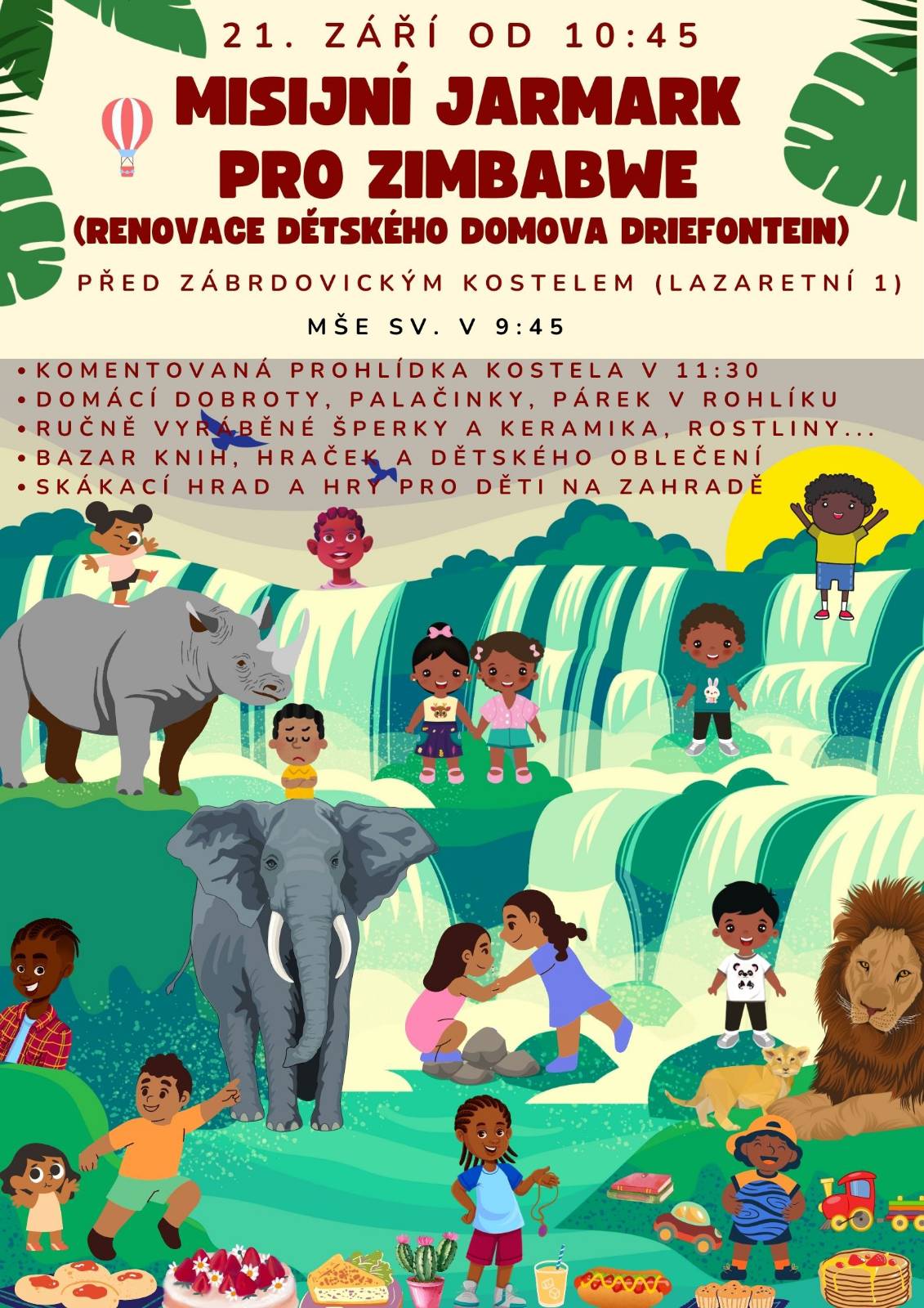 Plakátek Misijní jarmark